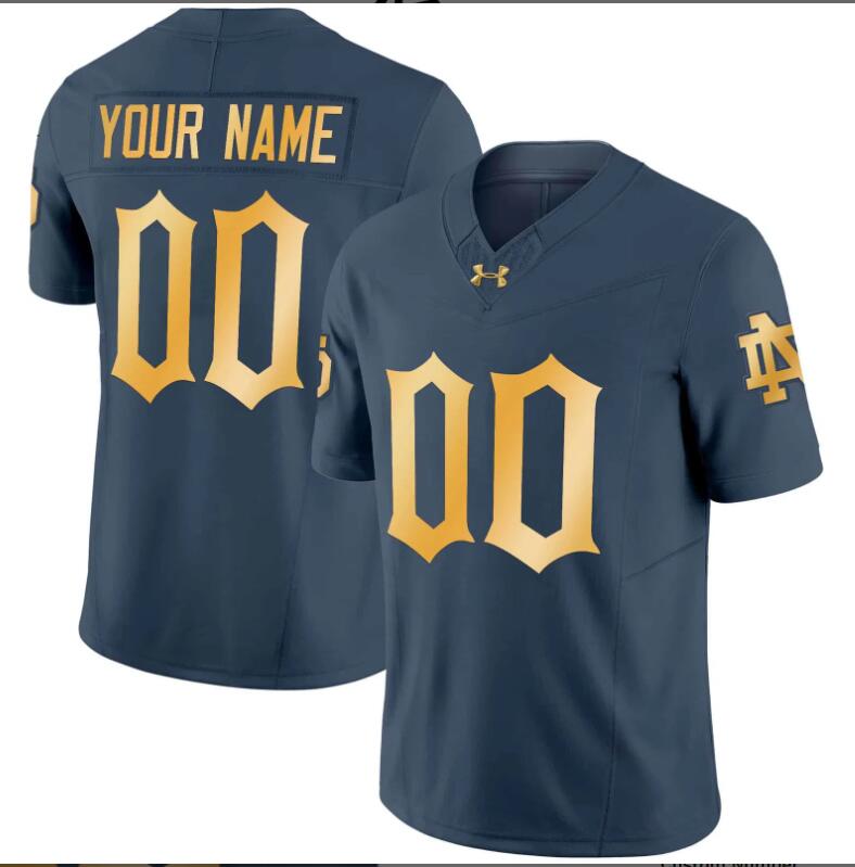 Men  Notre Dame Fighting Irish 2024 Vapor Limited Custom NCAA jerseys